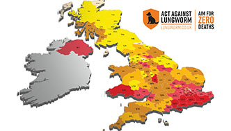 Lungworm map image