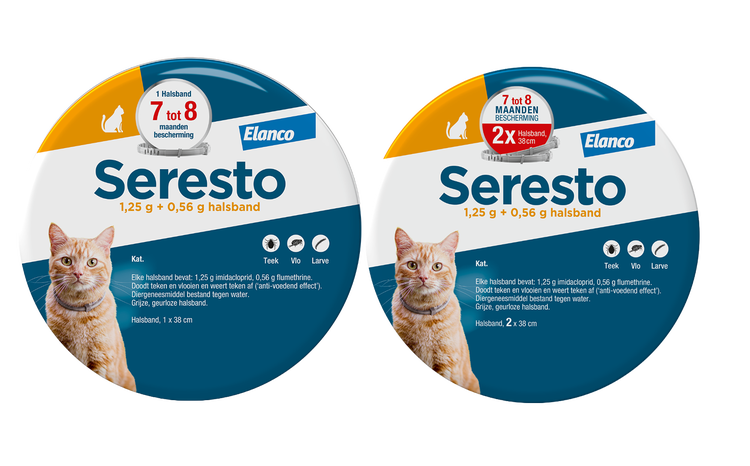 Seresto verpakking kat 7-8 kg