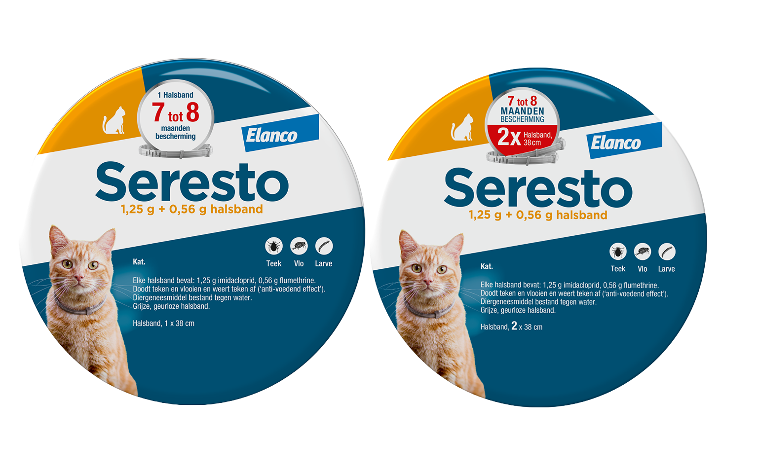 Seresto verpakking kat 7-8 kg