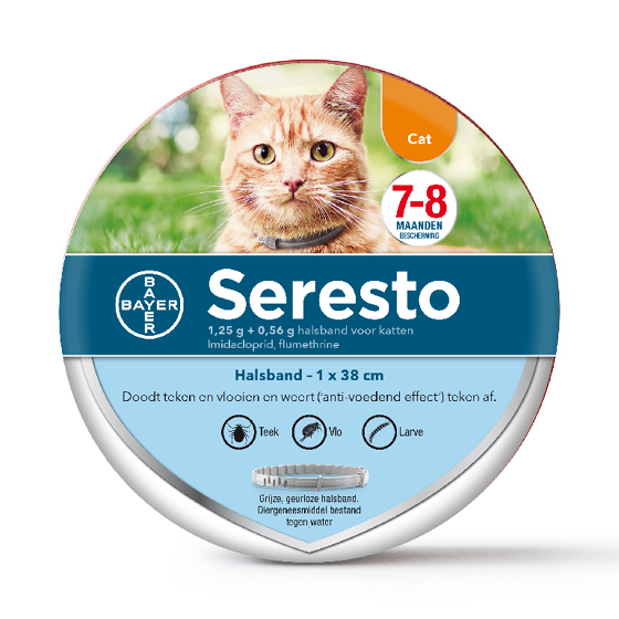 Compatibel met Likeur maak je geïrriteerd Seresto® halsband beschermt katten maanden tegen parasieten