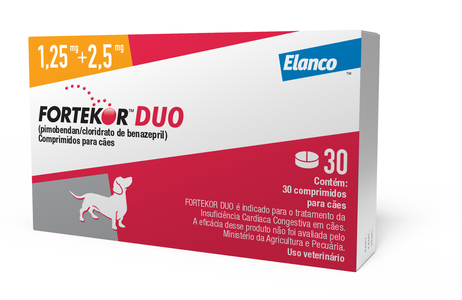 Embalagem Fortekor Duo Elanco