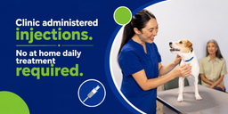 Clinic administered injections. no at home daily treament required with befrena