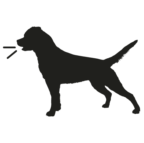 Icon of dog barking