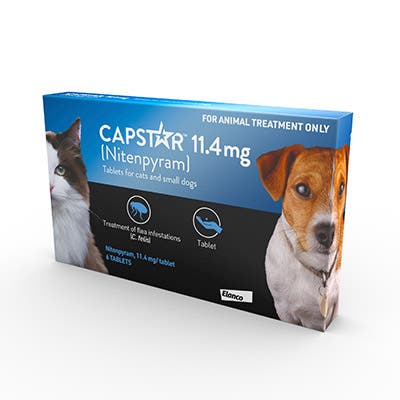 Capstar 11.4mg tablets for small dogs and cats