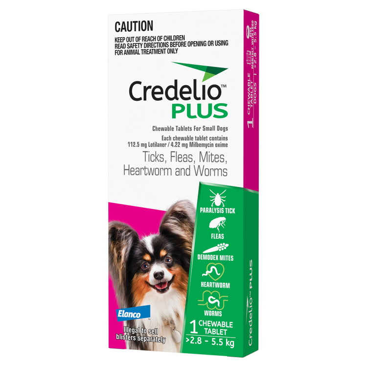 Credelio Plus 2.8kg - 5.5kg