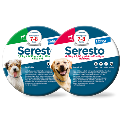 Seresto Floh- und Zeckenhalsband Hundehalsband