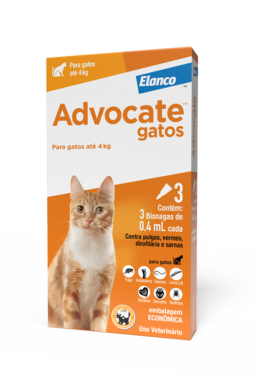 Advocate™ Gatos 0,4 mL Combo (Emb. Econômica)