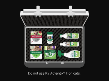 A briefcase of Advantage Family product line