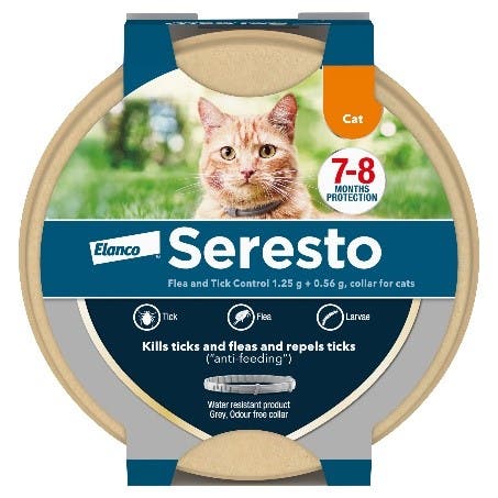 Seresto collar for cats in sustainable pack