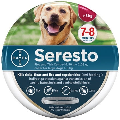 Seresto Flea and Tick Control for dogs over 8kg