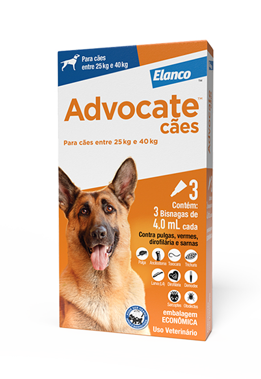 Advocate™ Cães 4,0 mL Combo (Emb. Econômica) 