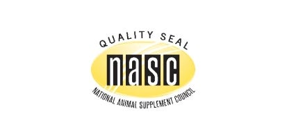 National Animal Supplement Council Quality Seal carries the National Supplement Council (NASC) Quality Seal.