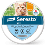 Seresto flea and tick control collar for cats