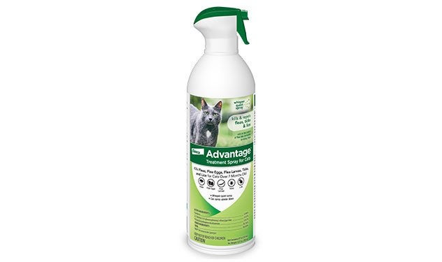 Advantage Treatment Spray For Cats Spray Bottle   