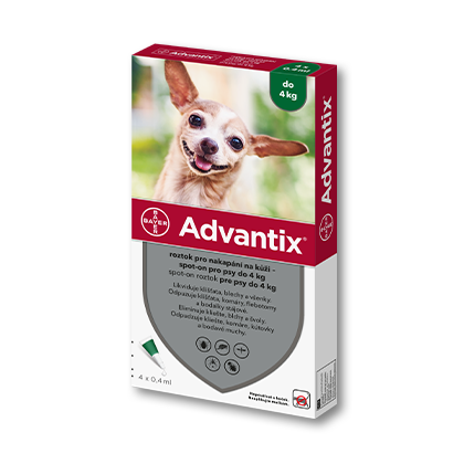 Advantix® spot-on pro psy do 4 kg