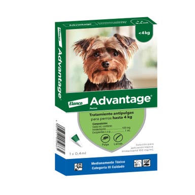 ADVANTAGE PERROS (0-4 KG) Elanco  x 1 