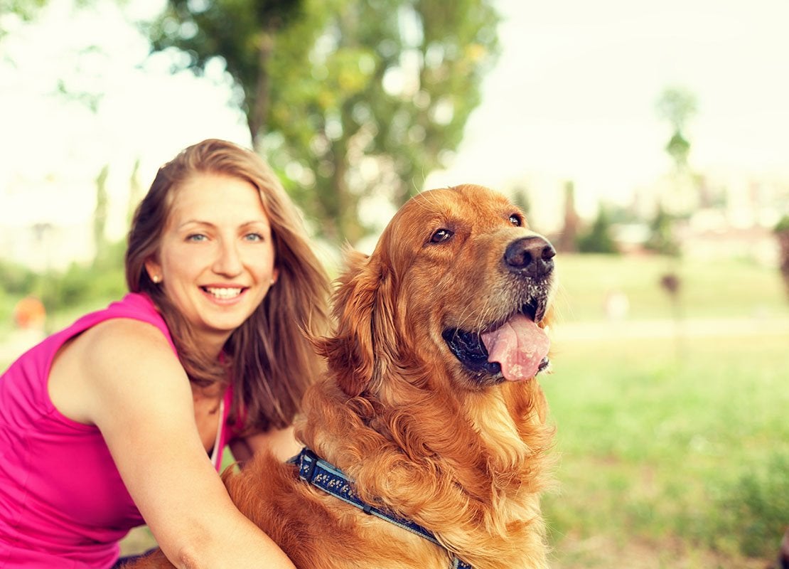 Les meilleurs amis : femme et son chien