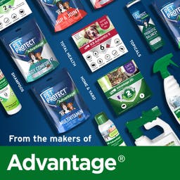 From the makers of Advantage family. Enjoy products that fit your pet lifestyle.