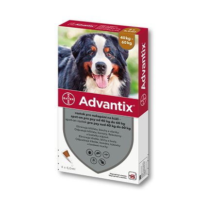 Advantix® spot-on pro psy od 40 do 60 kg