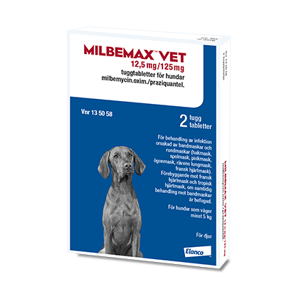 Milbemax tuggtablett för hundar