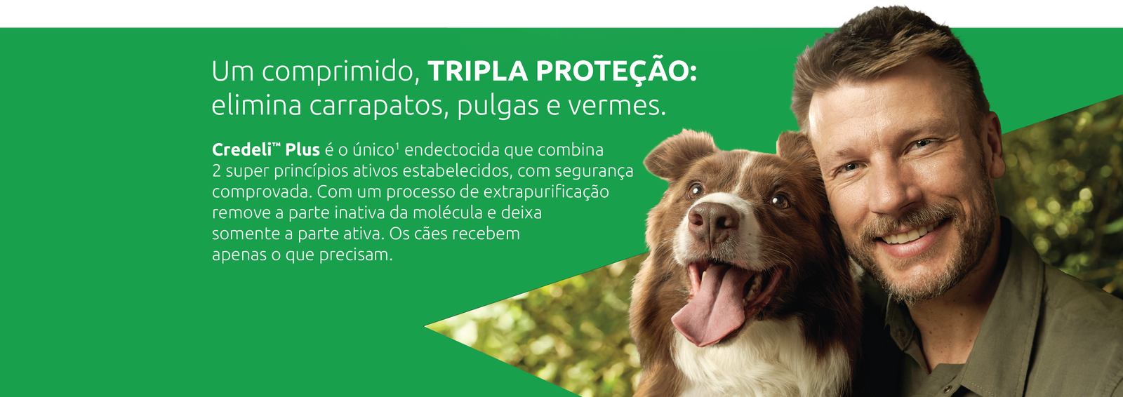 Rodrigo Hilbert Credeli Plus um comprimido tripla proteção